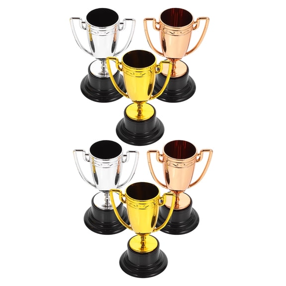 WHAMVOX 6pcs Trophy Decor Celebration Competition Trophy Winner Trophy Award Trophy for Kids