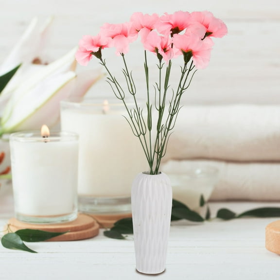 WHAMVOX 7 Branches Faux Simulation Carnation Small Carnation 36.00X9.00X9.00CM Pink