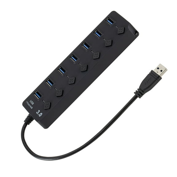 WHAMVOX  7 Ports USB Hub 3. 0 for Smart Phone with Bus Power