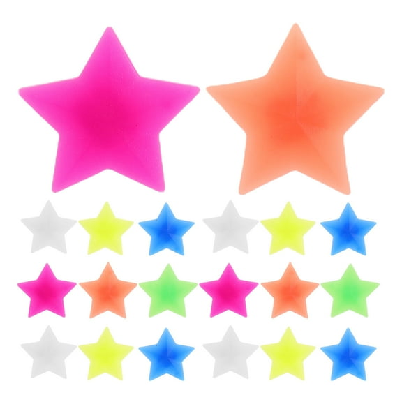 WHAMVOX 72 Pcs Bikes Wheel Spokes Star Shape Spokes Bead Cute Biking Accessories Colorful Bicycle Spoke Beads Decorations Cool Cycling Gear For Kids Girls