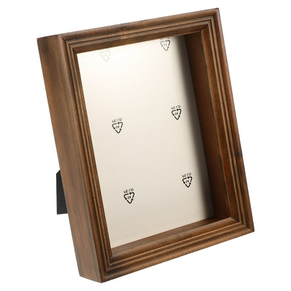 WHAMVOX  8 Inch Shadow Boxes Display Cases Frames Rustic Baby Coffee
