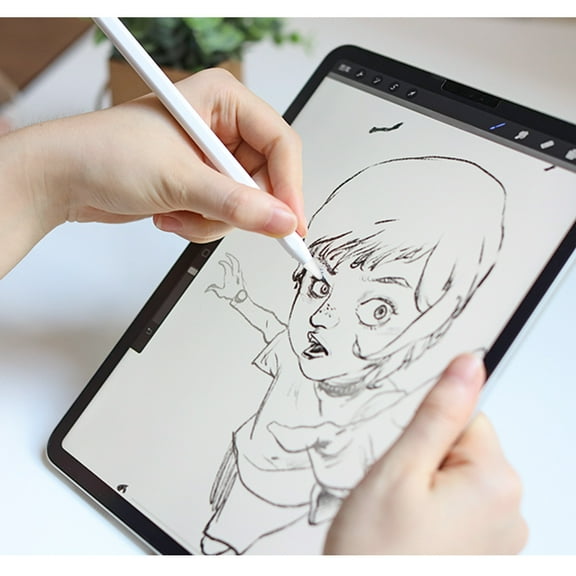 WHAMVOX 8 Pcs Case Pencil Screen Slippage Prevention 1x0.5x0.5cm White