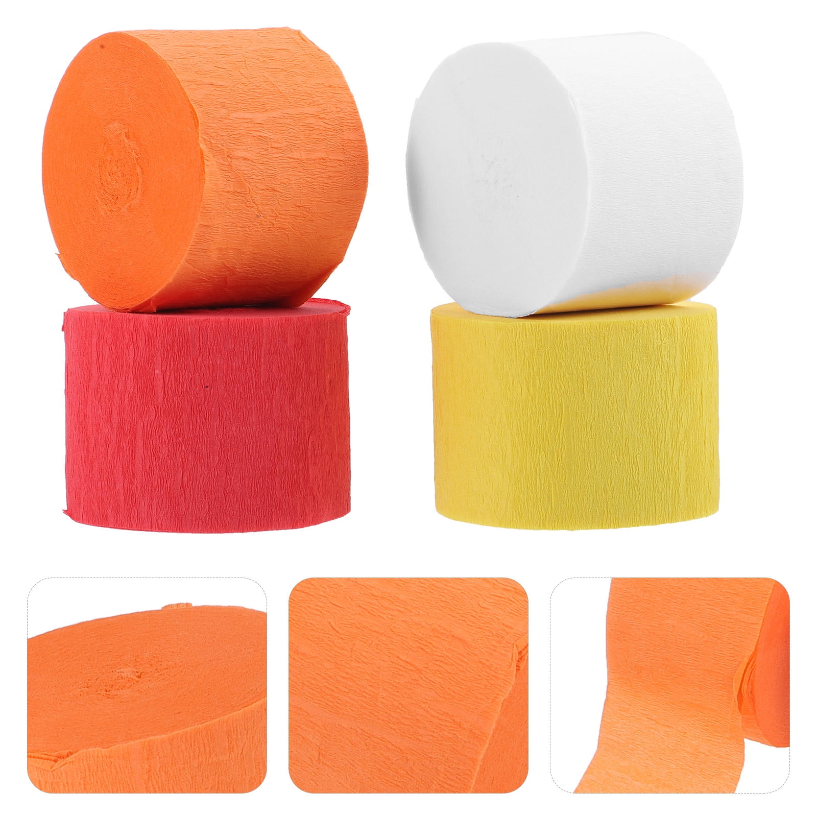 WHAMVOX Assorted Color Crepe Paper For Table Runner And Kitchens 8Pcs ...