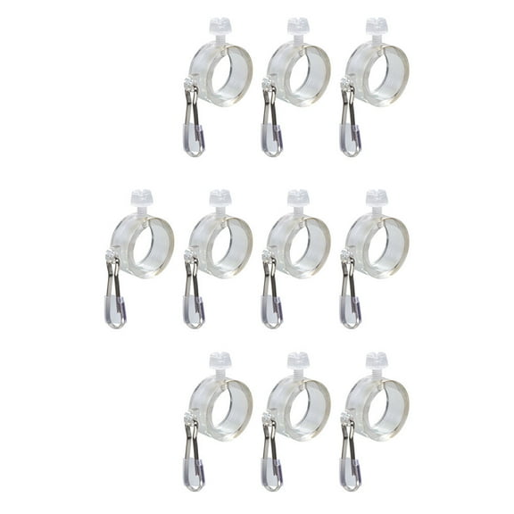 WHAMVOX 8 Pcs Flag Installation Ring Flag Mounting Rings Flagpole Mounting Rings 8X5CM