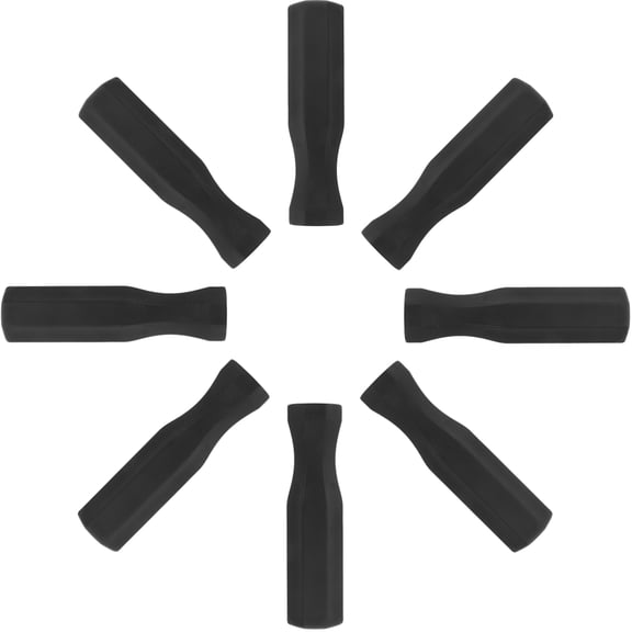 WHAMVOX  8 Pcs Football Accessories Foosball Table Adult Size Handles Black