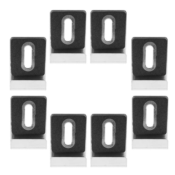 WHAMVOX 8 Pcs Mirror Clips Hooks for Wall Mounting Clamp Hardware Accessories