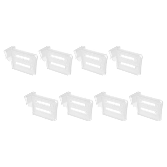 WHAMVOX 8 Pcs Organizers Space-saving Fridge Accessories 8.00X5.00X3.00CM Transparent