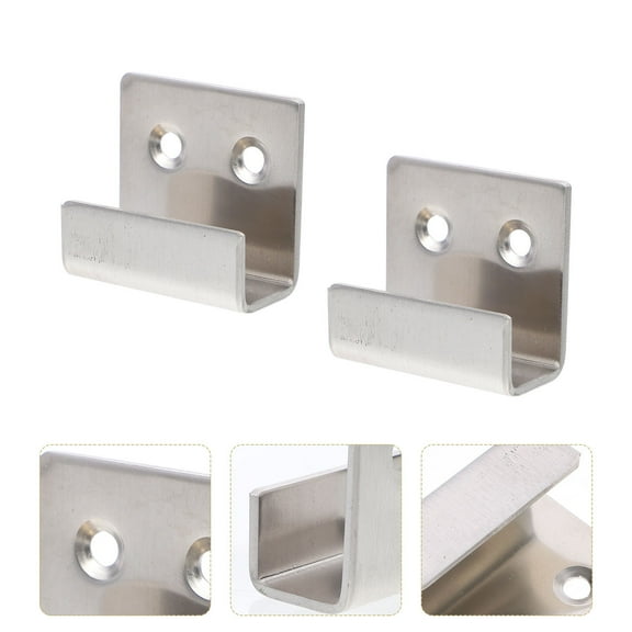 WHAMVOX 8 Pcs Photo Picture Frame Wire Hanging Kit Small Size Hangers Double Hole