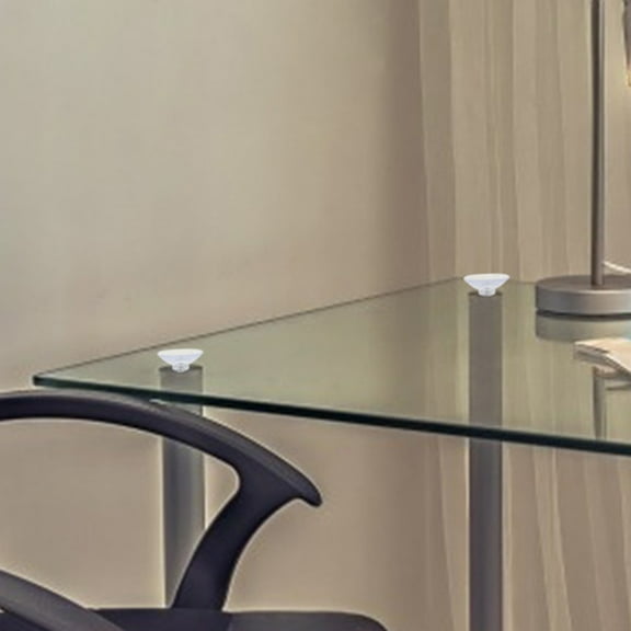 WHAMVOX  8 Pcs Suction Cup Hooks Heavy Duty Pvc Sucker Hangers Transparent Cups