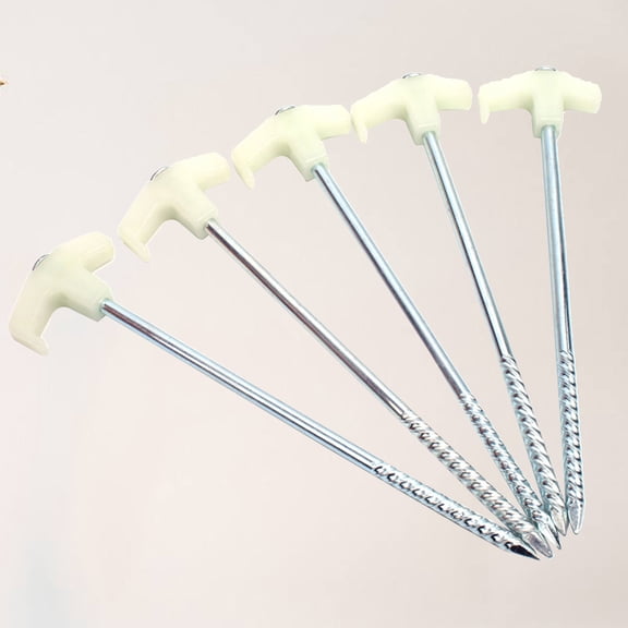 WHAMVOX 8 Pcs Tent Stake Camping Fluorescent Nails Travel