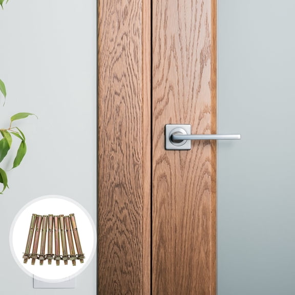 WHAMVOX  8 Pcs Zinc Plated Expansion Fastener Anchor Screw Wall Building Bolts Fence