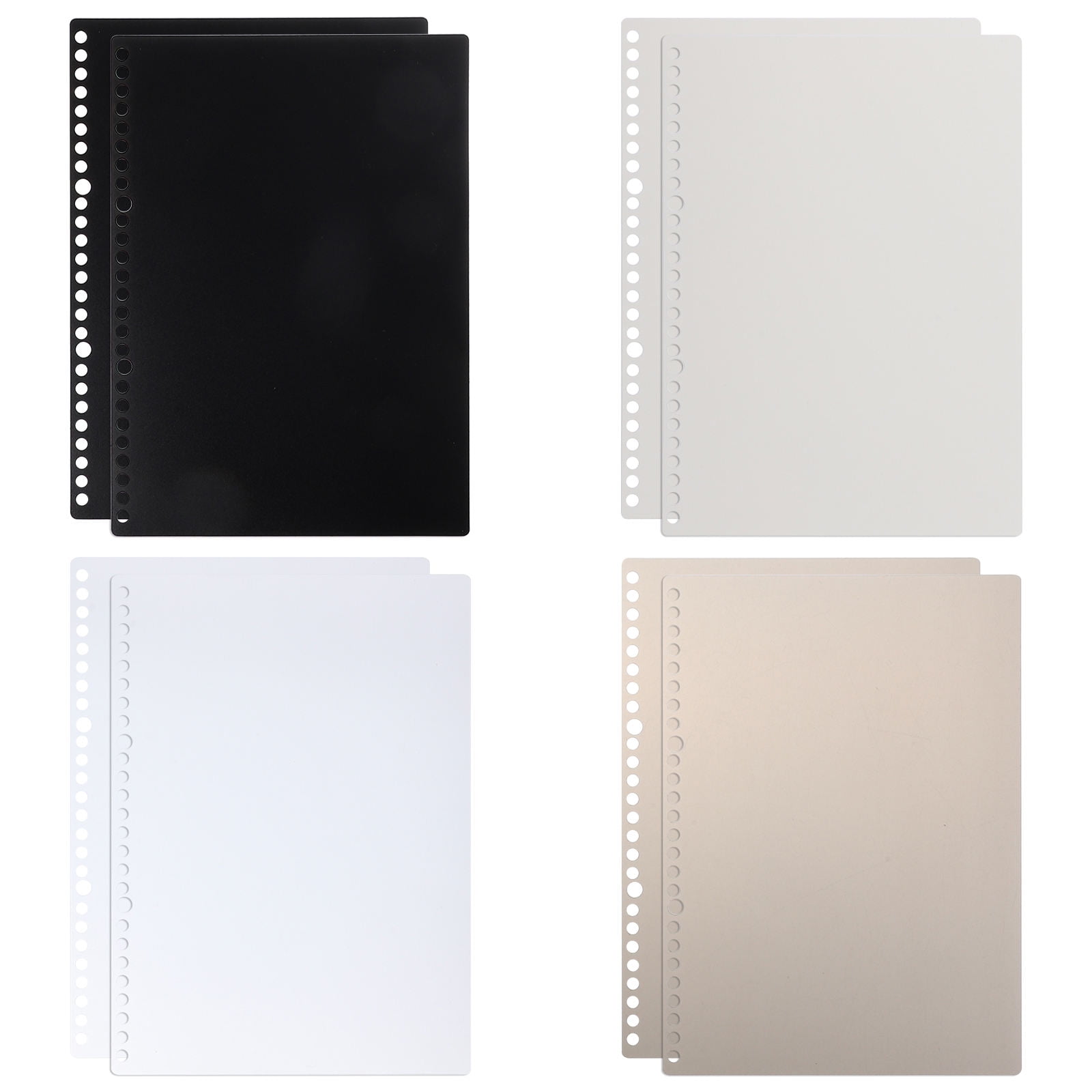 WHAMVOX 8 Sheets Binder Dividers with Tabs Organizing Assorted Color ...