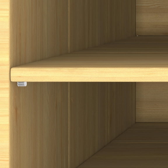 WHAMVOX 80pcs Shelf Pegs Self Tapping Screws Cabinet Laminate Support Shelf Non-Slip Sleeve Cabinet Shelf Pegs