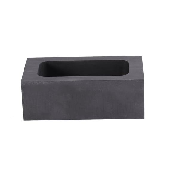 WHAMVOX 85 X45x30mm Smelting Size Graphite Tank Graphite Ingot Mold 8.5*4.5*3cm Black