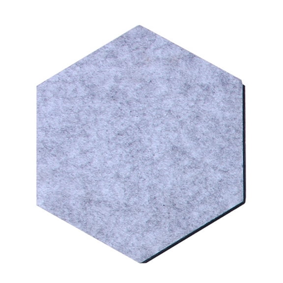 WHAMVOX 8Pcs Hexagon Felt Board Wall Stickers for Gift Wrapping and Picture Frame Customization 7.86X6.88X0.39in
