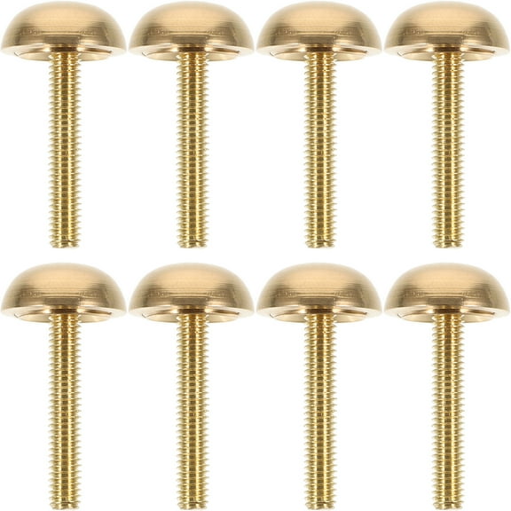 WHAMVOX 8Pcs Mirror Screws with Precise Workmanship for Cabinet Hardware