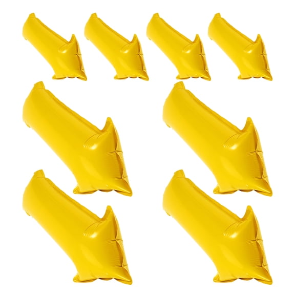 WHAMVOX 8pcs Arrow Shaped Foil Balloons Bridal Shower Balloons Inflatable Arrow Balloons Party Balloon Way Guiding Arrow Balloon Birthday Party Decoration