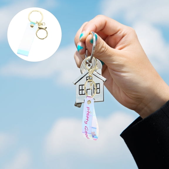 WHAMVOX 8pcs Keychain Car Key Rings Bag Key Pendant Purse Keychain Backpack Hanging Ornaments