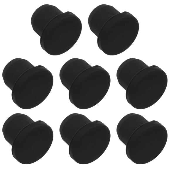 WHAMVOX 8pcs Laboratory Rubber Stoppers for Vials Lab Bottle Sealing Plugs Rubber Corks for Test Tubes Household Kitchen Use