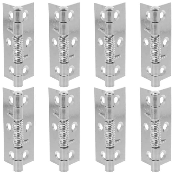 WHAMVOX 8pcs Self-Closing Door Hinges Stainless Steel Self Closing Door Hinges