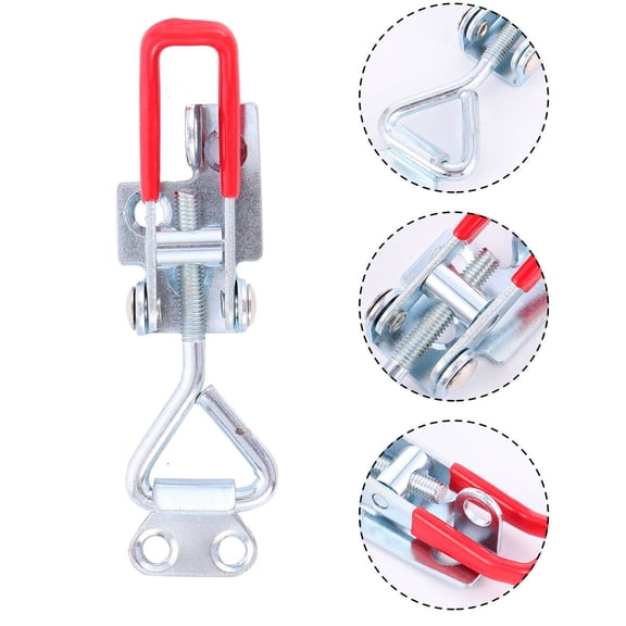 KHBUAB Stainless Steel Toggle Clamp 8pcs Latch Type Clamp Secure Placement