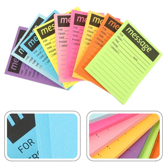 DECORNIJIA Memo Pad Phone Message Notepad 9Pcs 5.1X3.9X0.8In