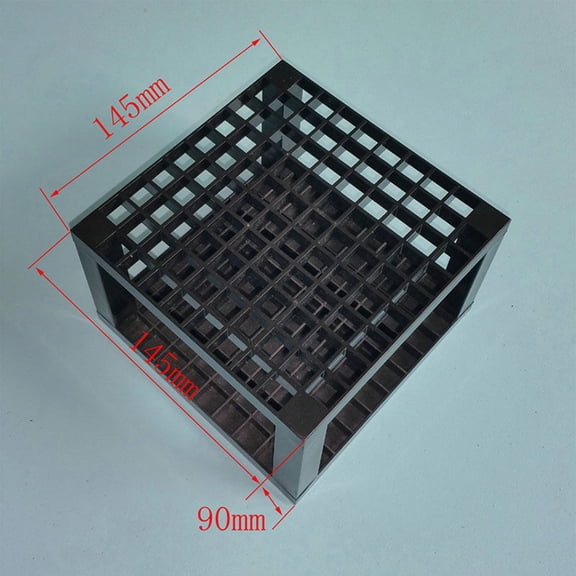 WHAMVOX 96 Hole Pencil and Brush Holder Desk Stand Organizer Holder for Drawing Markers Paint (Black)