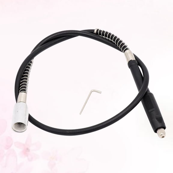 ROMANSENTIAL Flexible Shaft Extension for Electric Drill with Plastic Handle, Black, 1 Piece