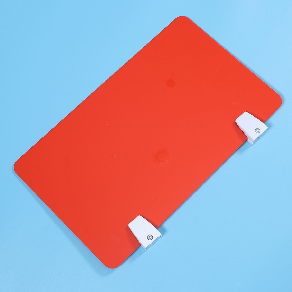 WHAMVOX Acrylic Desktop Partition Board for Office Red Practical Desk ...