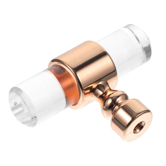 KAJNBN Kitchen Cabinets Handles Acrylic T-Shaped Rose Gold 1Pcs 2.0X1.4X0.6In