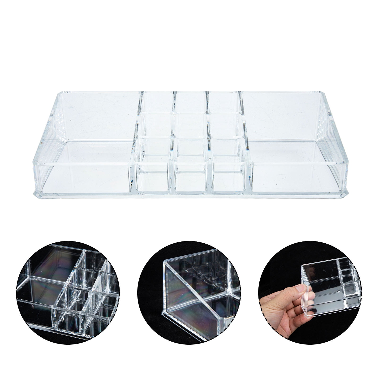Spectrum Acrylic Storage WHAMVOX Acrylic Storage Acrylic Container Multigrade Case Desktop ...