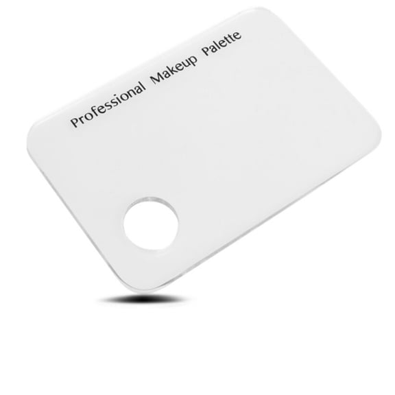 WHAMVOX Acrylic Transparent Nail Art Spatula Nail Polish Makeup Pallet Tool for Blending Pigment Cosmetic Foundation