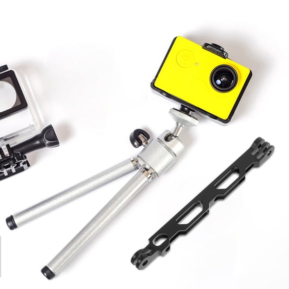 WHAMVOX Action Camera Stick Universal Extension Rod Waterproof 16.5In Black 1Set