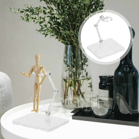 WHAMVOX Action Figure Stand Plastic Adjustable Action Figure Display Stand Model Stand