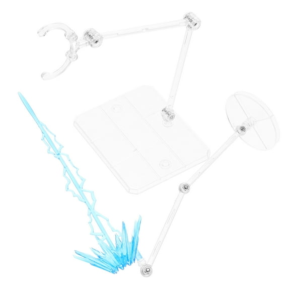 WHAMVOX  Action Figure Support Stand Adjustable Stands for Posing Blue