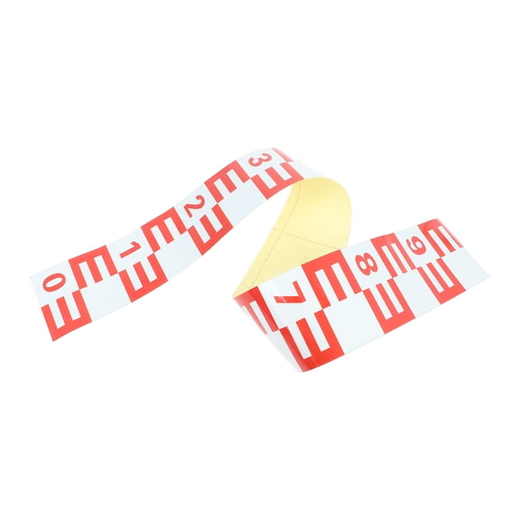 WHAMVOX Adhesive Water Gauge Sticker Reflective Pool Water Level Measure Water Water Gauge Measurement Decal 100cm