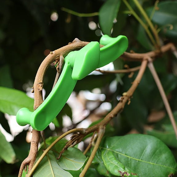 FESTFENDS Green Plant Training Bending Clips, 5 Pieces, Garden Support Tools, 4.72 x 1.38 x 0.51 Inches