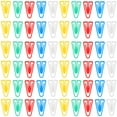 thumbnail image 1 of WHAMVOX Adorable Shaped Paper Clips for Organizing Documents and Photos 100pcs Mini Plastic Assorted Color, 1 of 8