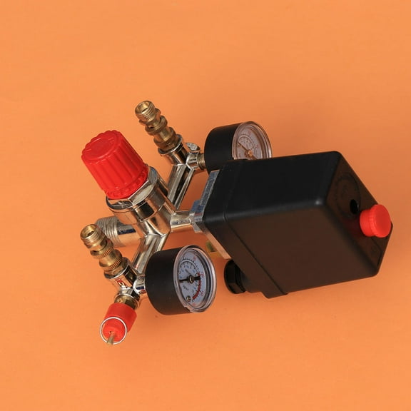 WHAMVOX Air Compressor Pump Pressure Control with Gauges Regulator