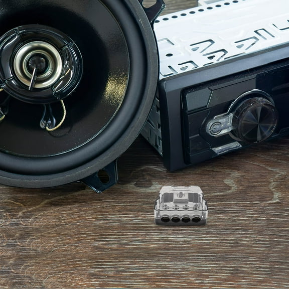 WHAMVOX Amp Power Distribution Block for Car Audio with Ground Distributor Blocks and Fused Power Distribution Blocks for Optimal Audio System Performance