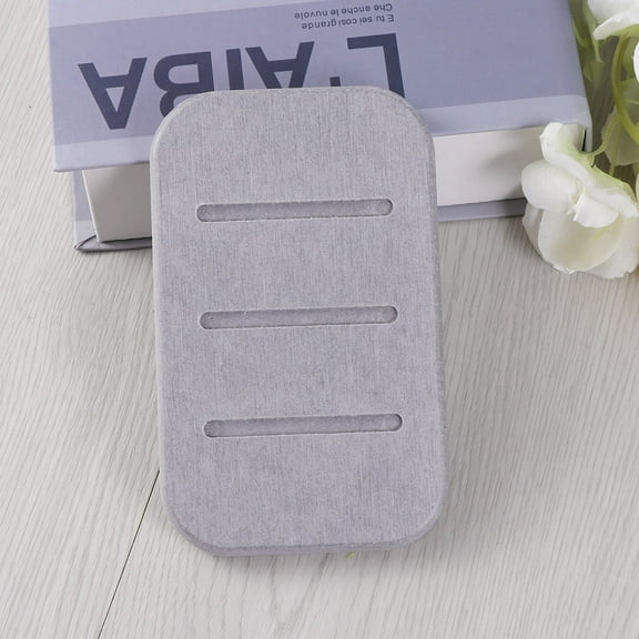 WHAMVOX Anti-slip Soap Pad Diatomite Material Holder Dish with Eco-friendly