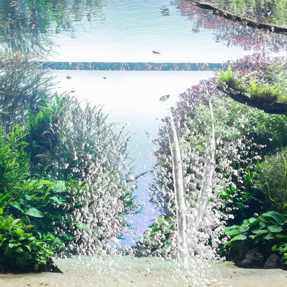 WHAMVOX Aquarium Air Pump Silent Fish Tank Bubbler USB Powered Portable Oxygen Bubbler