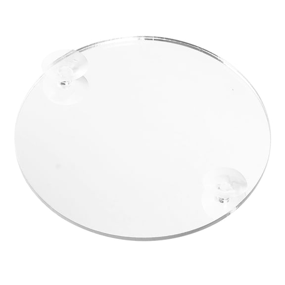 WHAMVOX Aquarium Training Mirror Round Betta Mirror Fish Tank Outer Mirror With Suction Cup Compact Mirror Acrylic Mirror For Betta Training