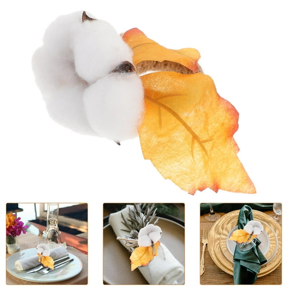 KAJNBN Napkin Holders Maple Leaf Plastic Thanksgiving 1Pack