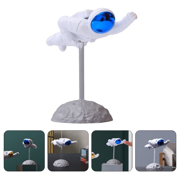 WHAMVOX Astronaut Decoration Creative Resin Figurine Mini Miniatures Blue
