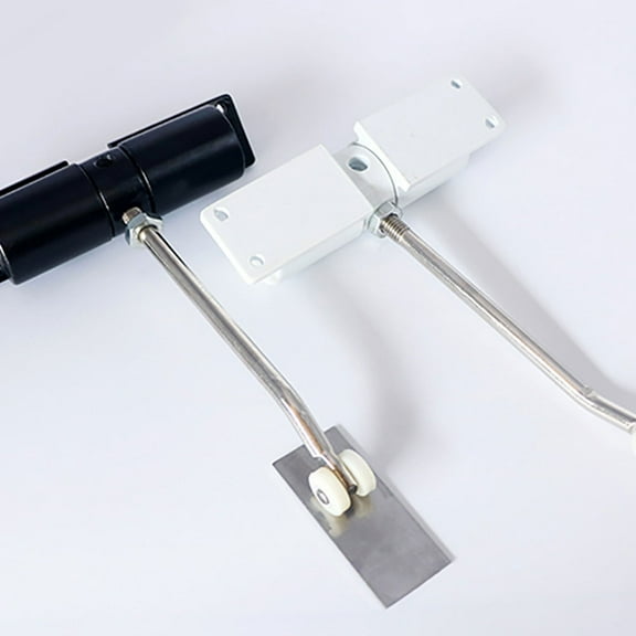 DECORNIJIA Automatic Door Closing Device Door Closer Zinc Alloy 1Pack Black