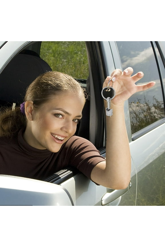 Automotive Car Accessories Piston Keychain Chic Gift Creative