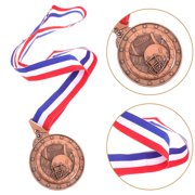 KHBUAB Zinc Alloy Sports Medal in Light Brown with Rugby Design for Award Ceremonies