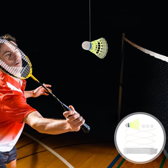 WHAMVOX Badminton Trainer Automatic Rebound Practice Equipment Child Individual