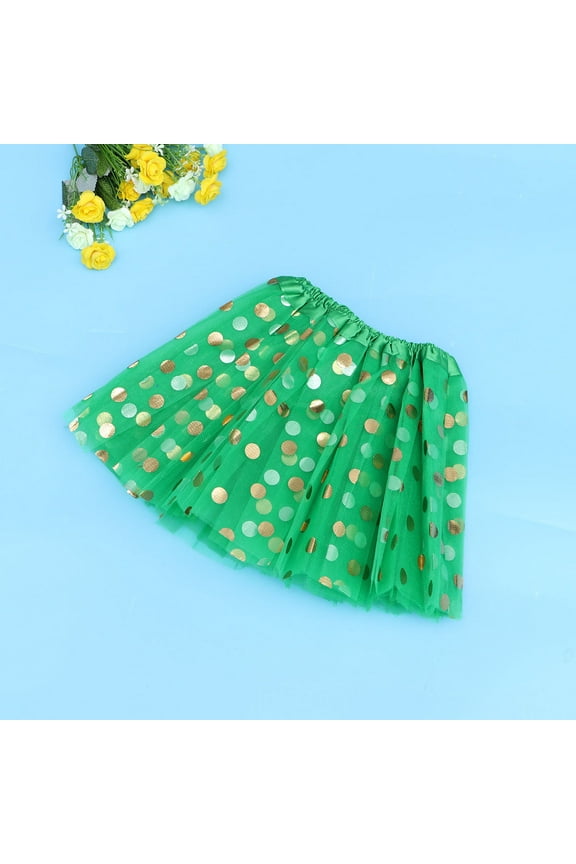 Ballet Tutu for Girls Sequined Skirt Tulle Robe Tutus Child Green